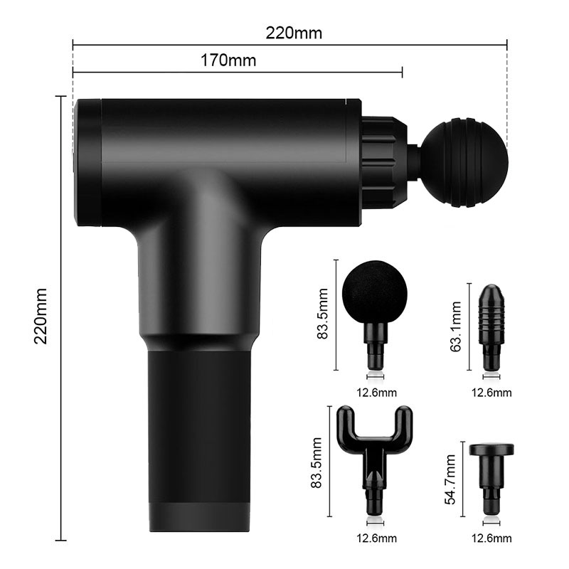 specifications of massage gun